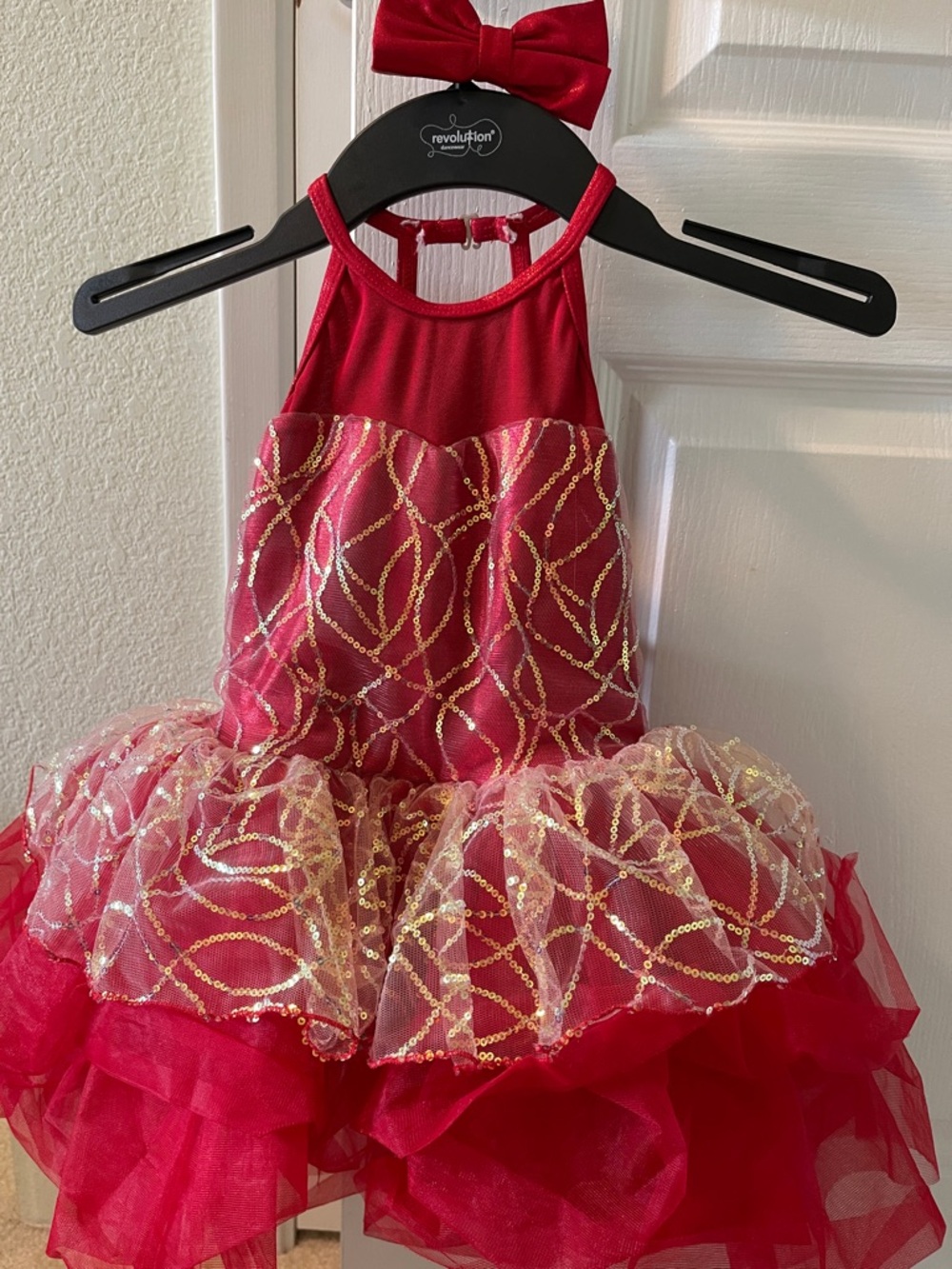 Revolution - Sing Me Sweet Red Tutu Dress Kids Costume - small SC